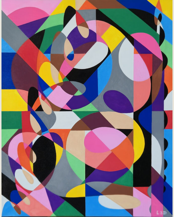 Color Skull, composition portrait